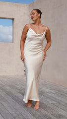 Willow Maxi Dress - Champagne