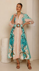 Macy Midi Dress - Willow Print