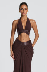 Sophie Bralette - Plum Brown