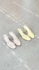 Flossie Heel - Pearl Shine