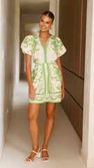 Lanie Shirt - Sage / Cream