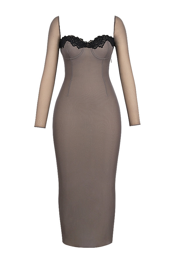 Seraphina-Smoke Corset Dress