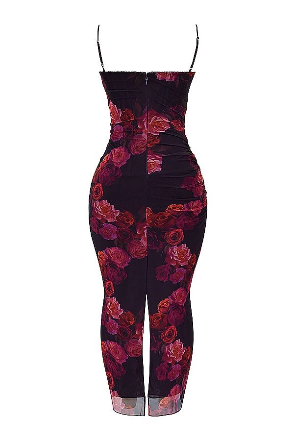Nalini-Romantic Floral Maxi Dress