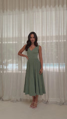 Jayde Knit Dress - Khaki