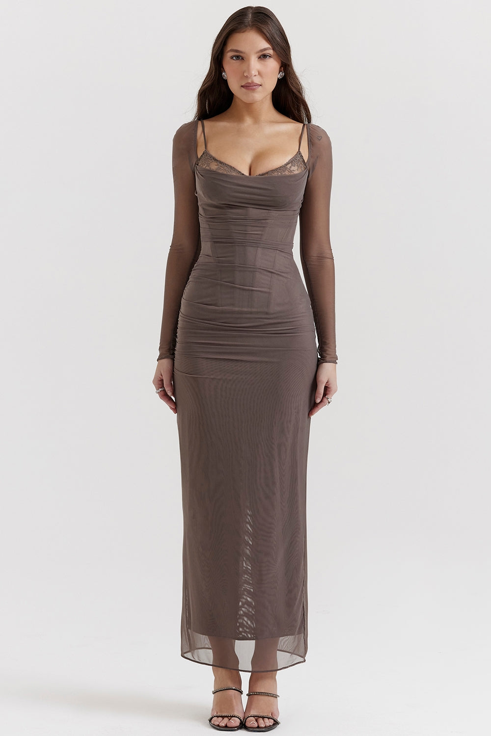 Katarina-Smoke Maxi Dress