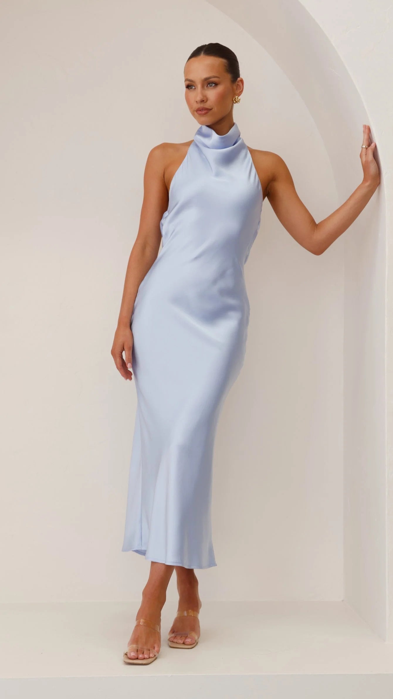 Rina Midi Dress - Blue