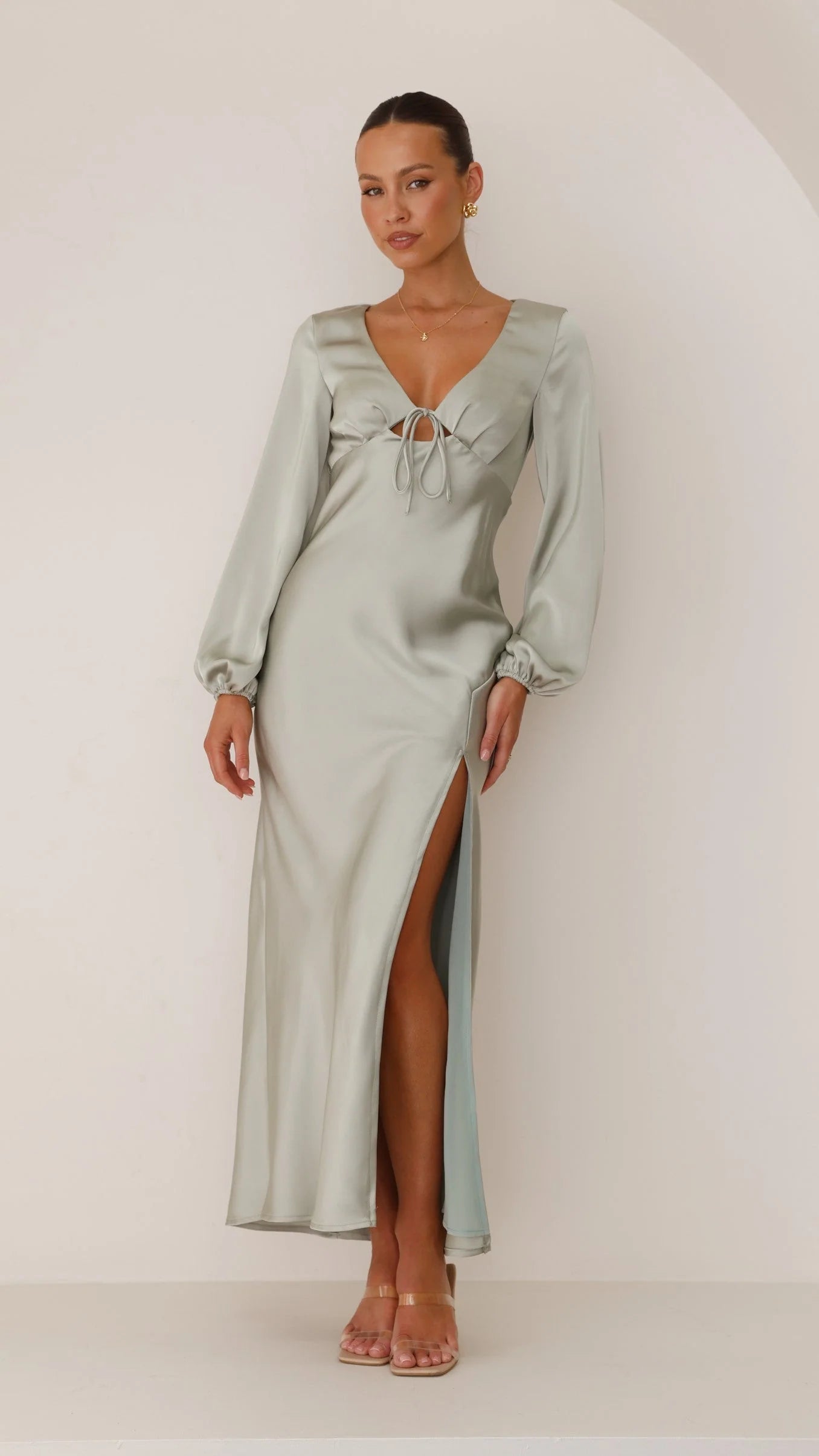 Brigitte Maxi Dress - Olive