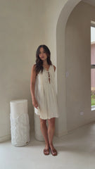 Olivio Mini Dress - Oat