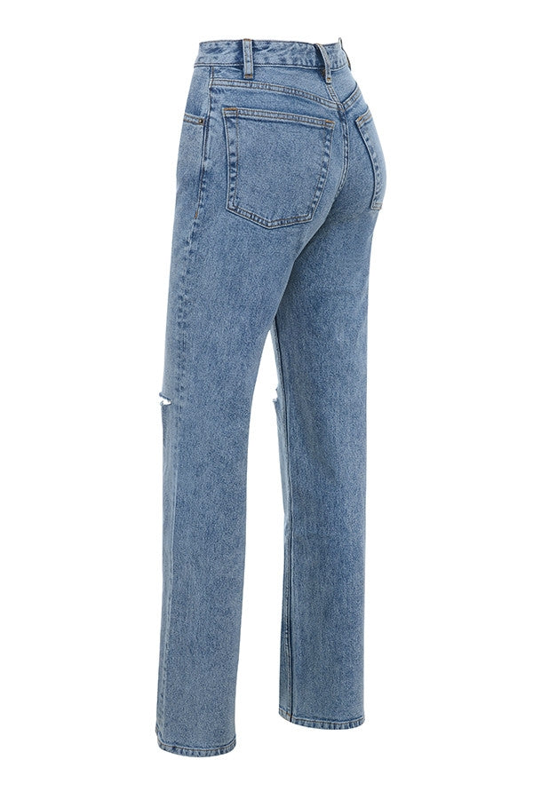Tate-Blue Vintage Fit Antique Wash Jeans