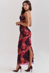 Nalini-Romantic Floral Maxi Dress
