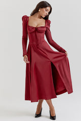 Sebille-Ruby Corset Midi Dress