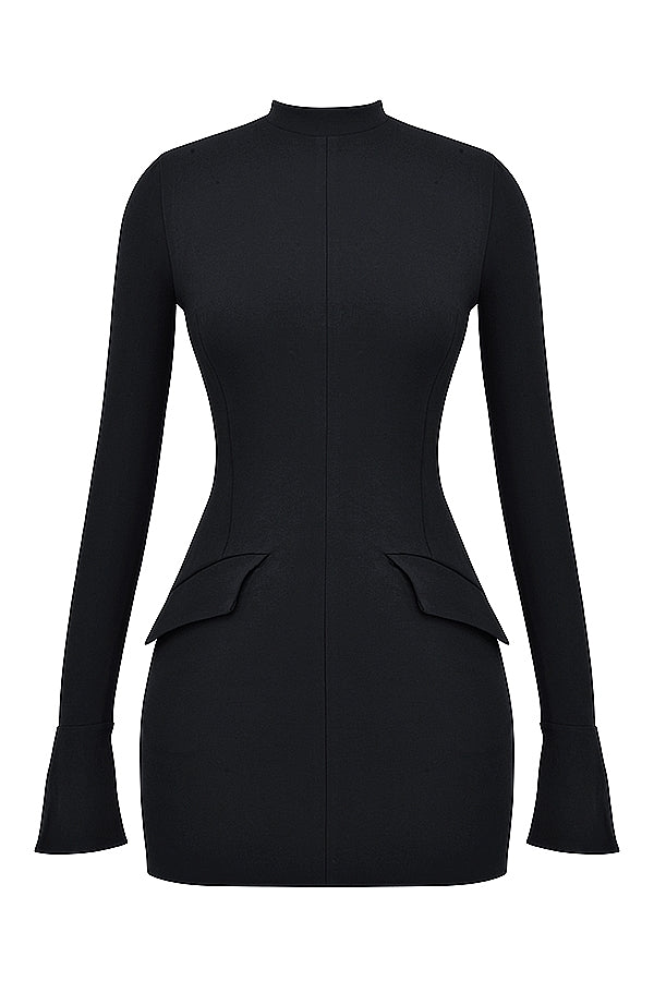 Mahalia-Black Mini Dress