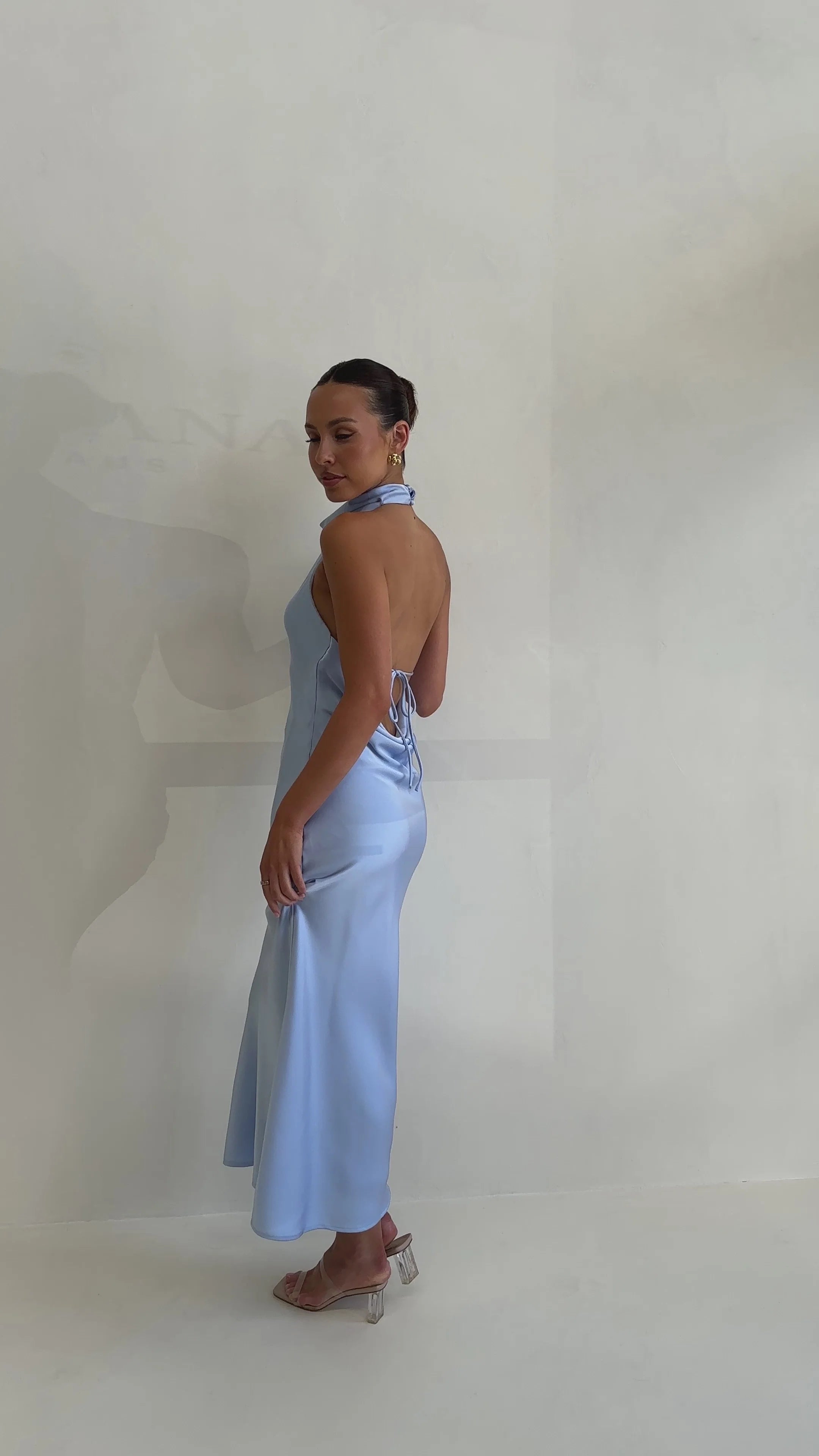 Rina Midi Dress - Blue