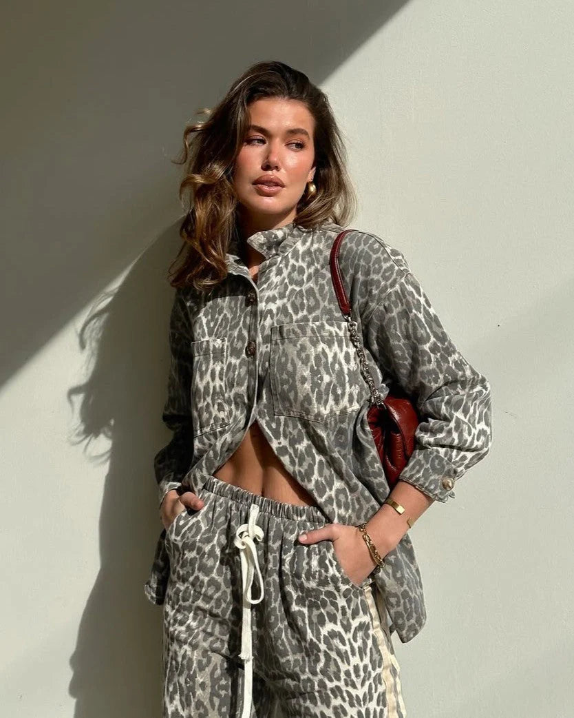 Vox Jacket - Leopard Print