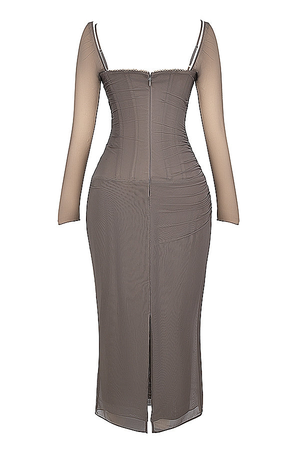 Katarina-Smoke Maxi Dress