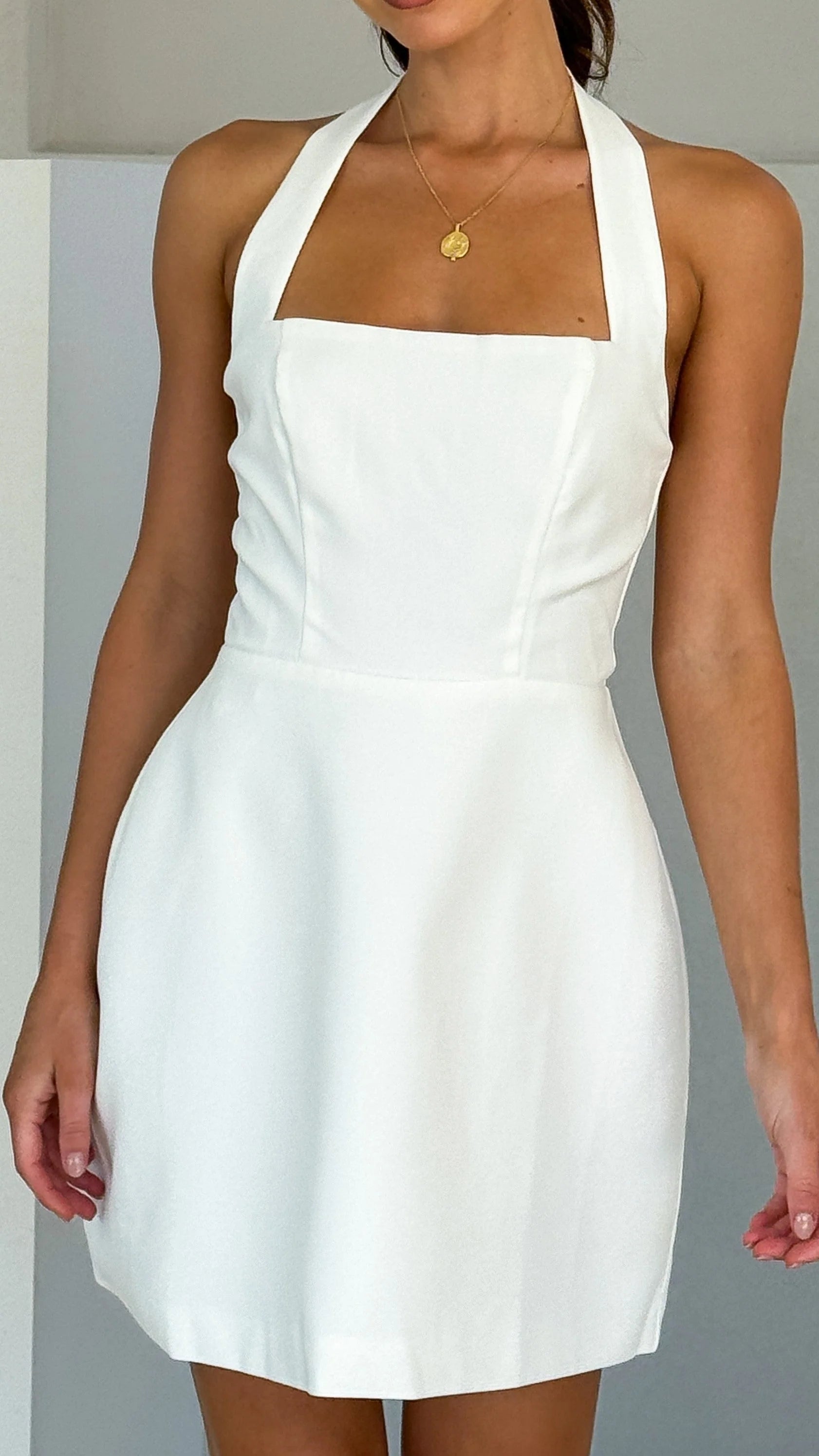Mady Mini Dress - White