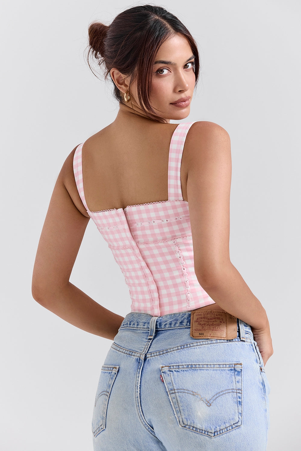 Lottie-Strawberry Shortcake Gingham Corset