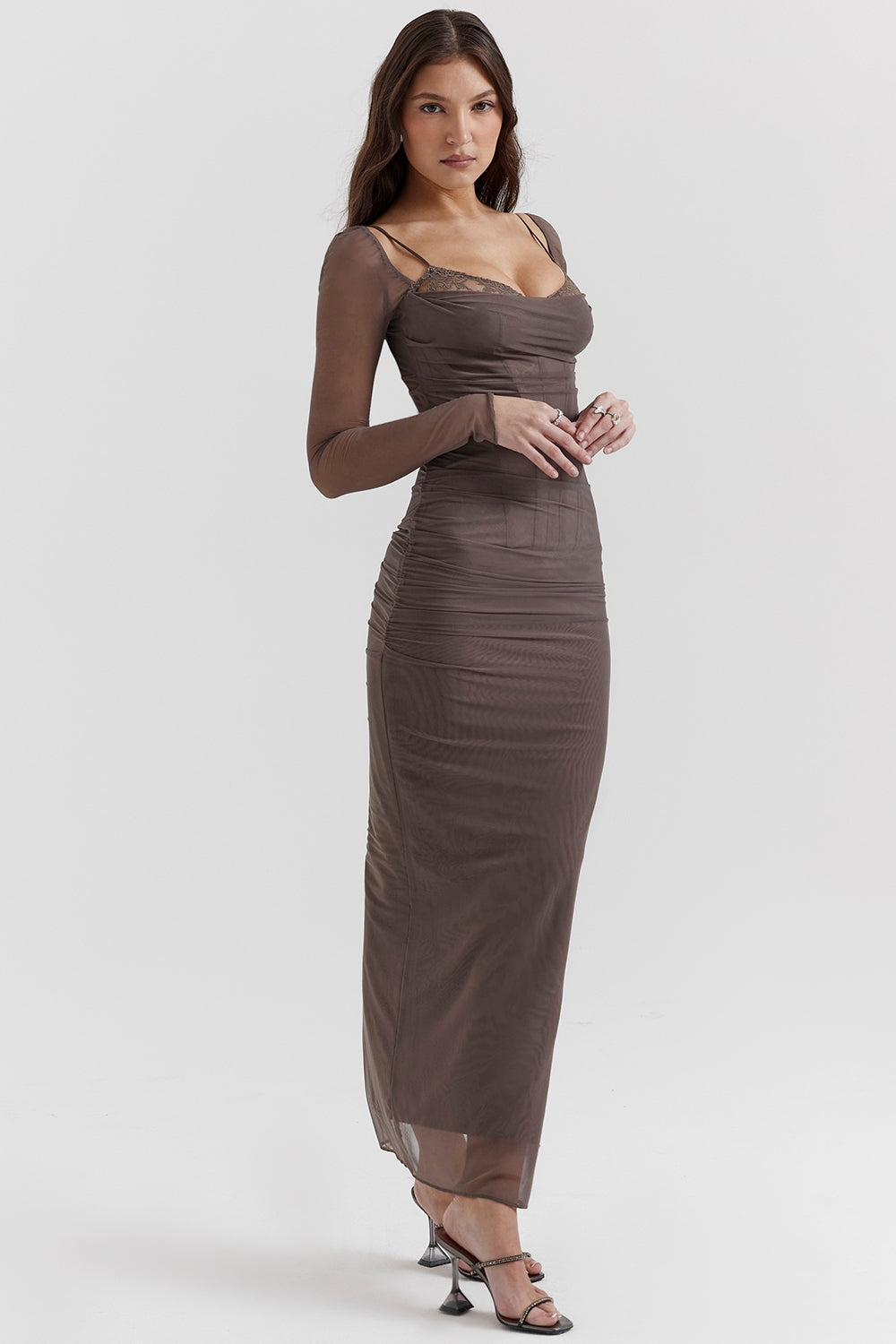 Katarina-Smoke Maxi Dress