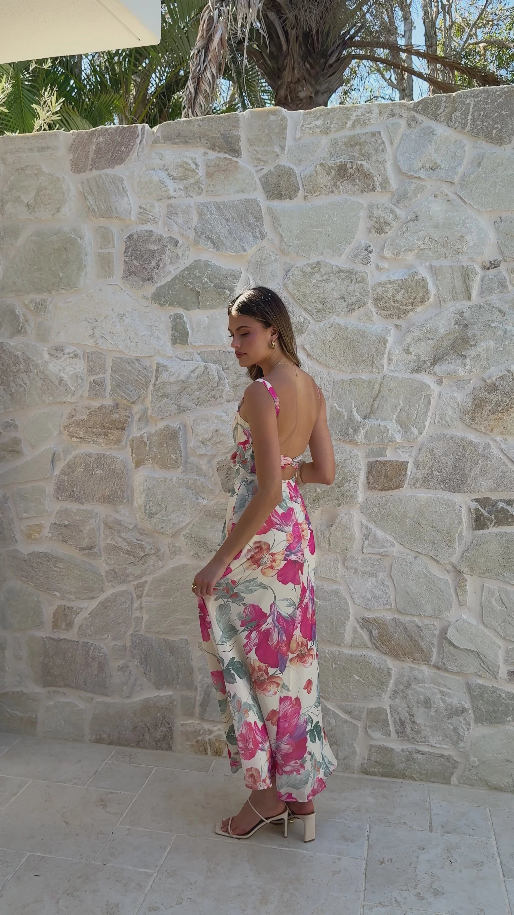 Katana Midi Dress - Spring Floral