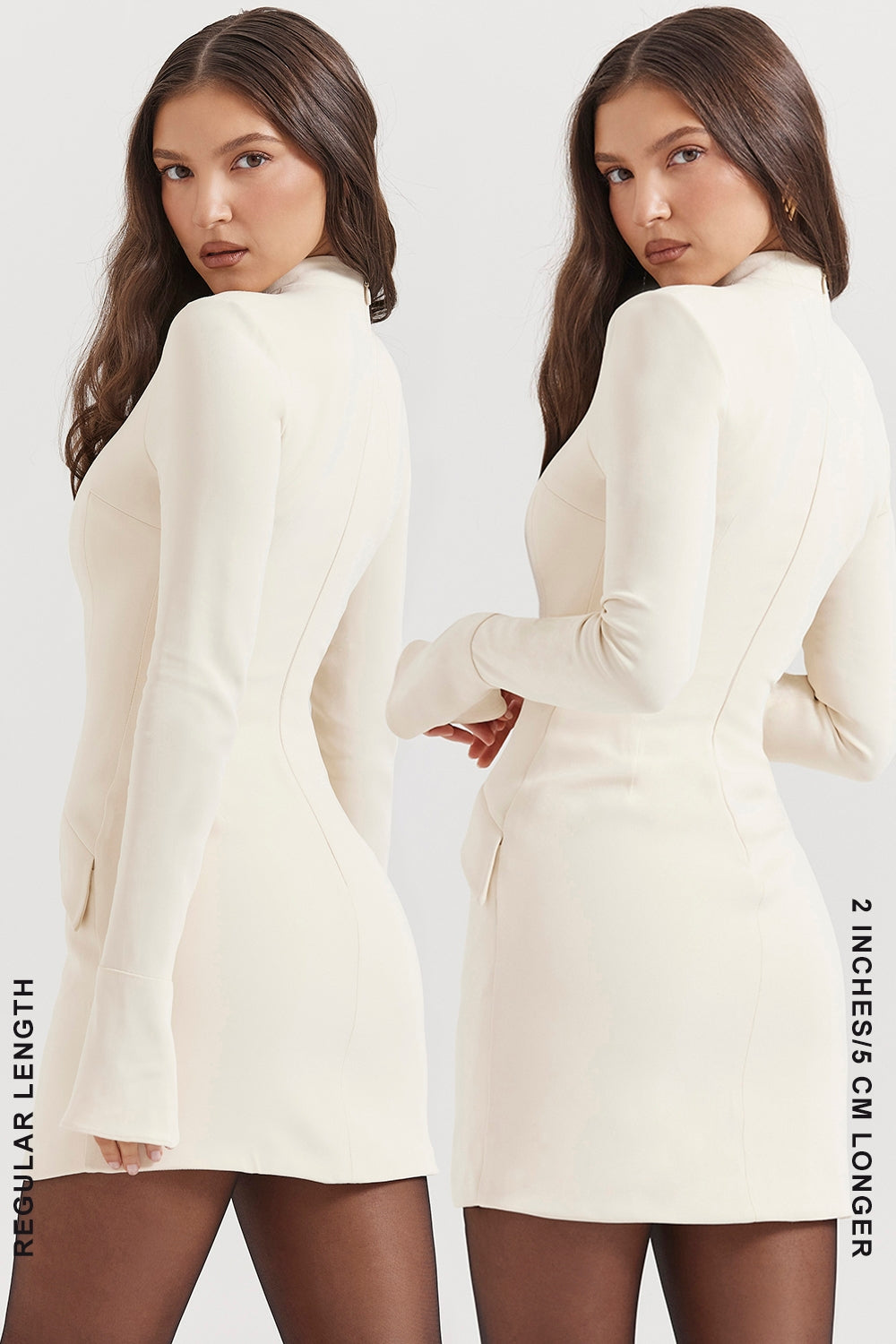 Mahalia-Vintage Cream Mini Dress