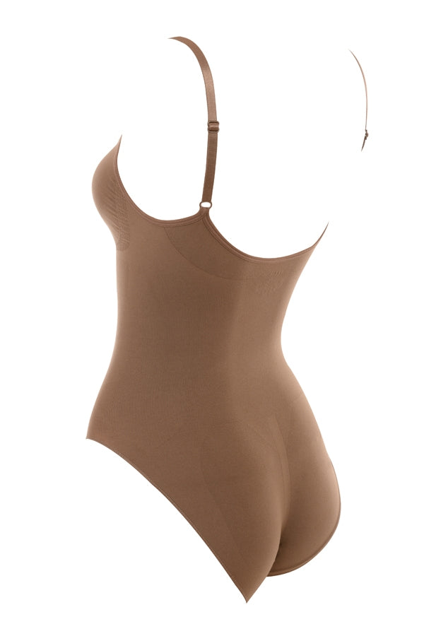 Sculpting Full Brief Bodysuit Mocha