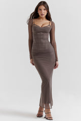 Katarina-Smoke Maxi Dress