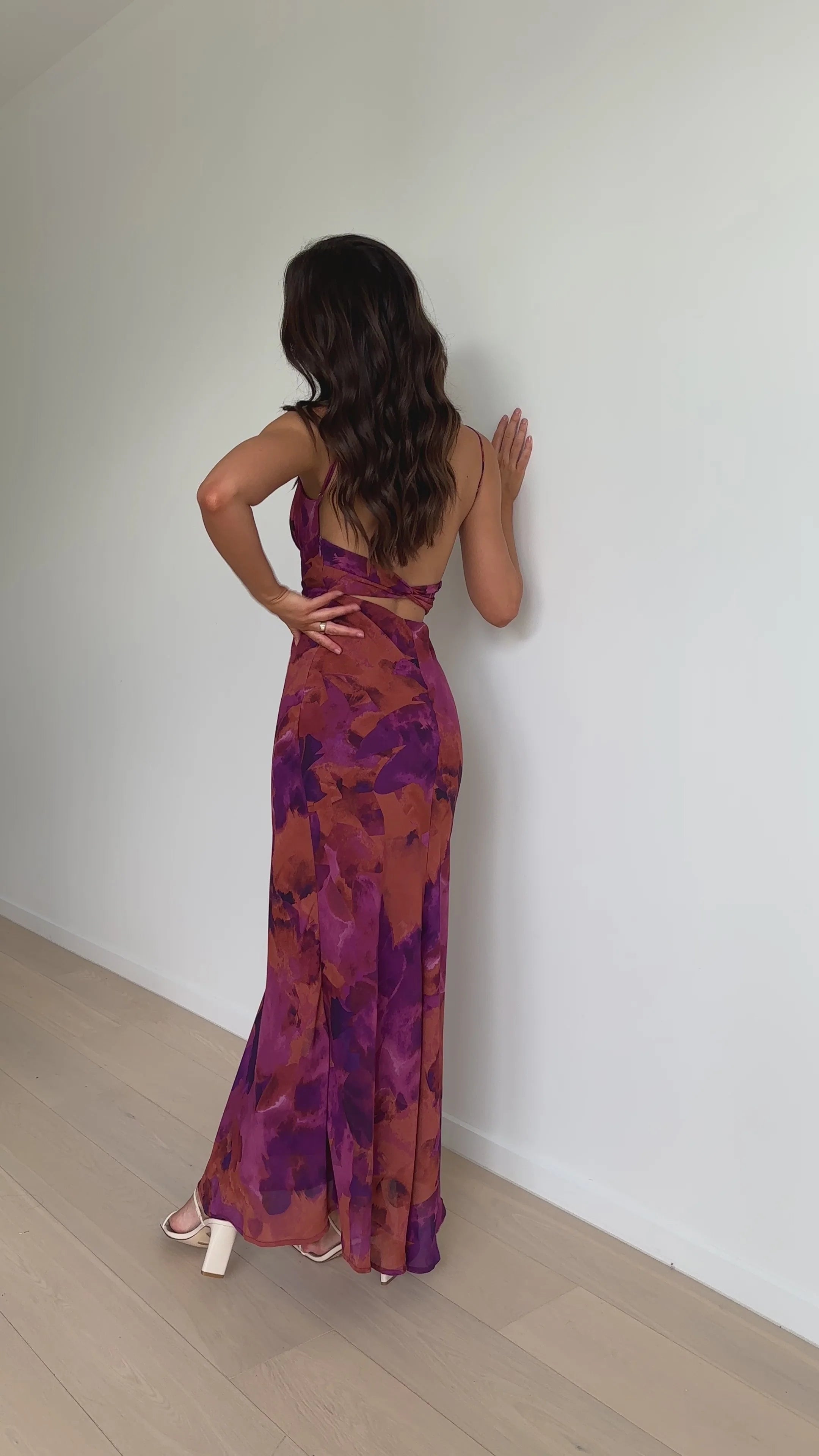 Margie Midi Dress - Dark Rose