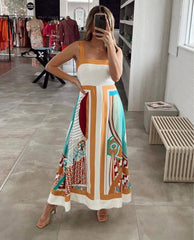 PEARL & SEA Miranda Midi Dress
