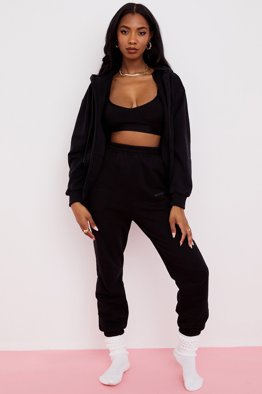 Storm-Ink Zip Through Hoodie