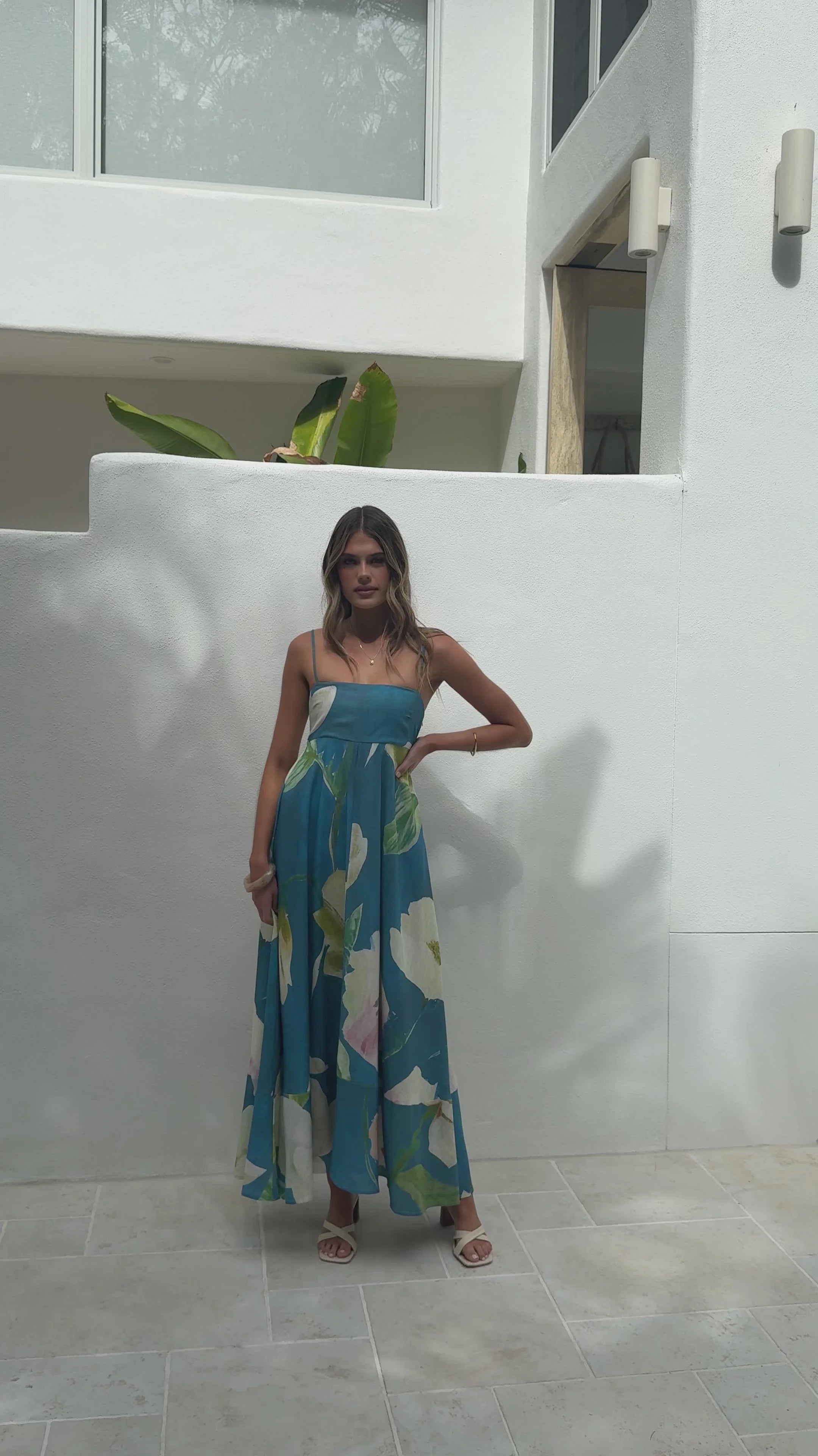 Giana Maxi Dress - Blue Orchid