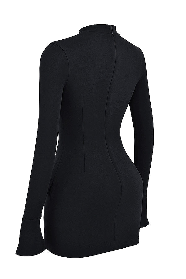 Mahalia-Black Mini Dress