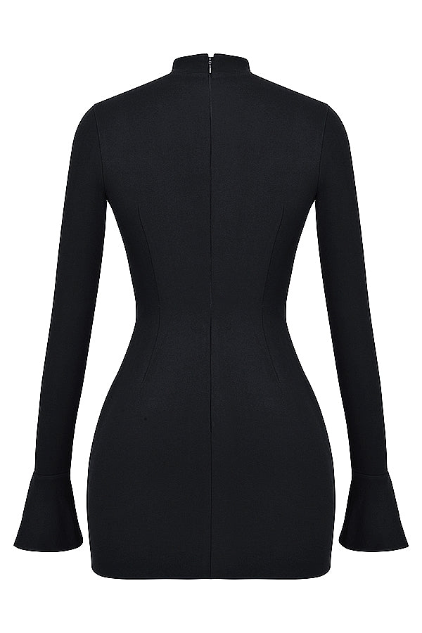 Mahalia-Black Mini Dress