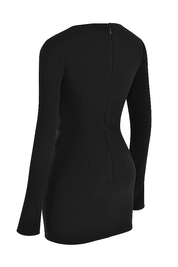 Elize-Black Mini Dress