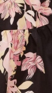 Michelle Mini Dress - Black / Pink
