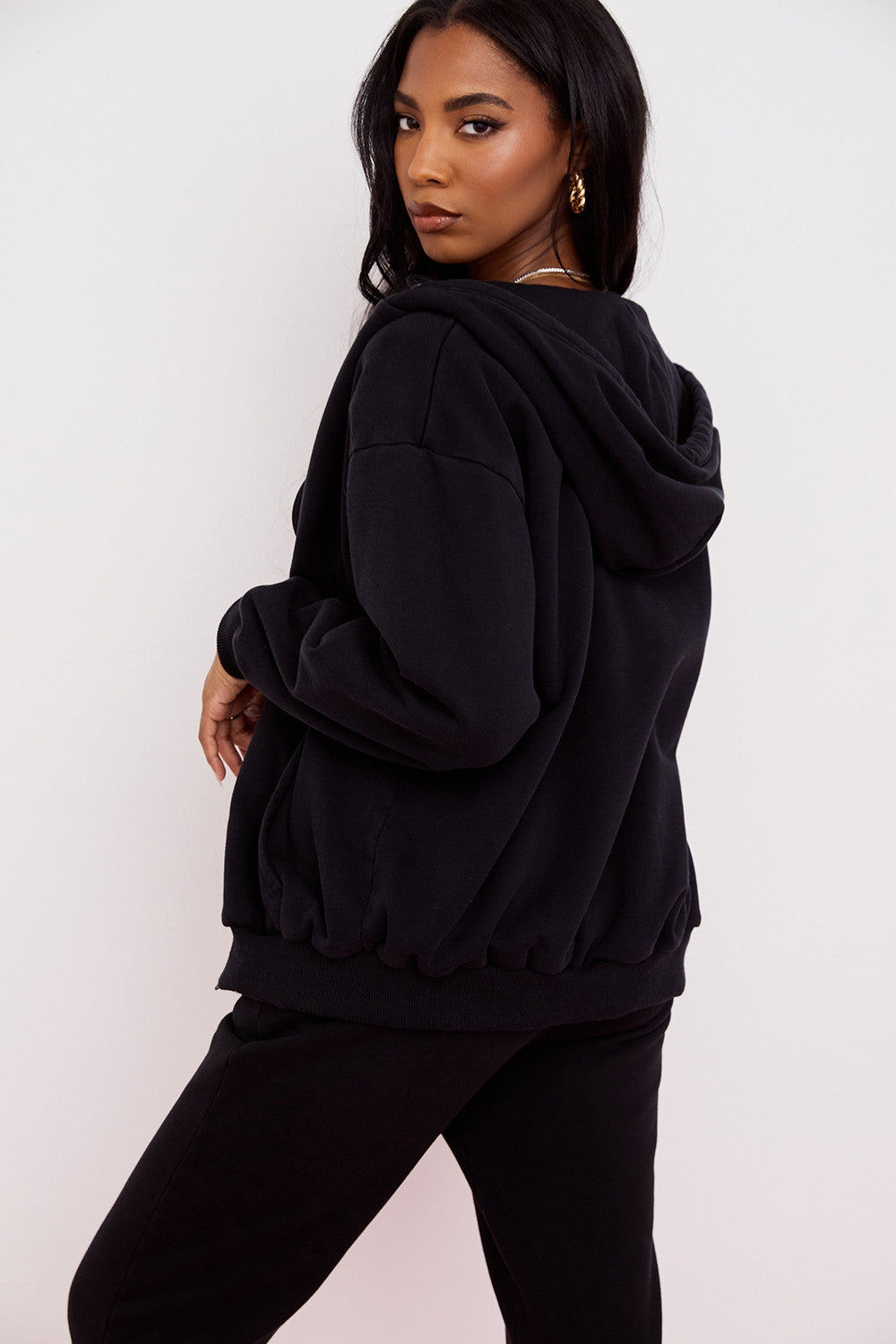 Storm-Ink Zip Through Hoodie