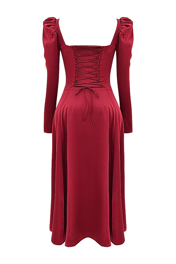 Sebille-Ruby Corset Midi Dress