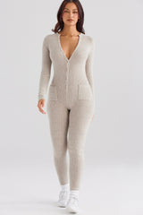 Tiggy-Opal Marl Loungewear Jumpsuit - SALE