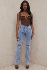 Tate-Blue Vintage Fit Antique Wash Jeans