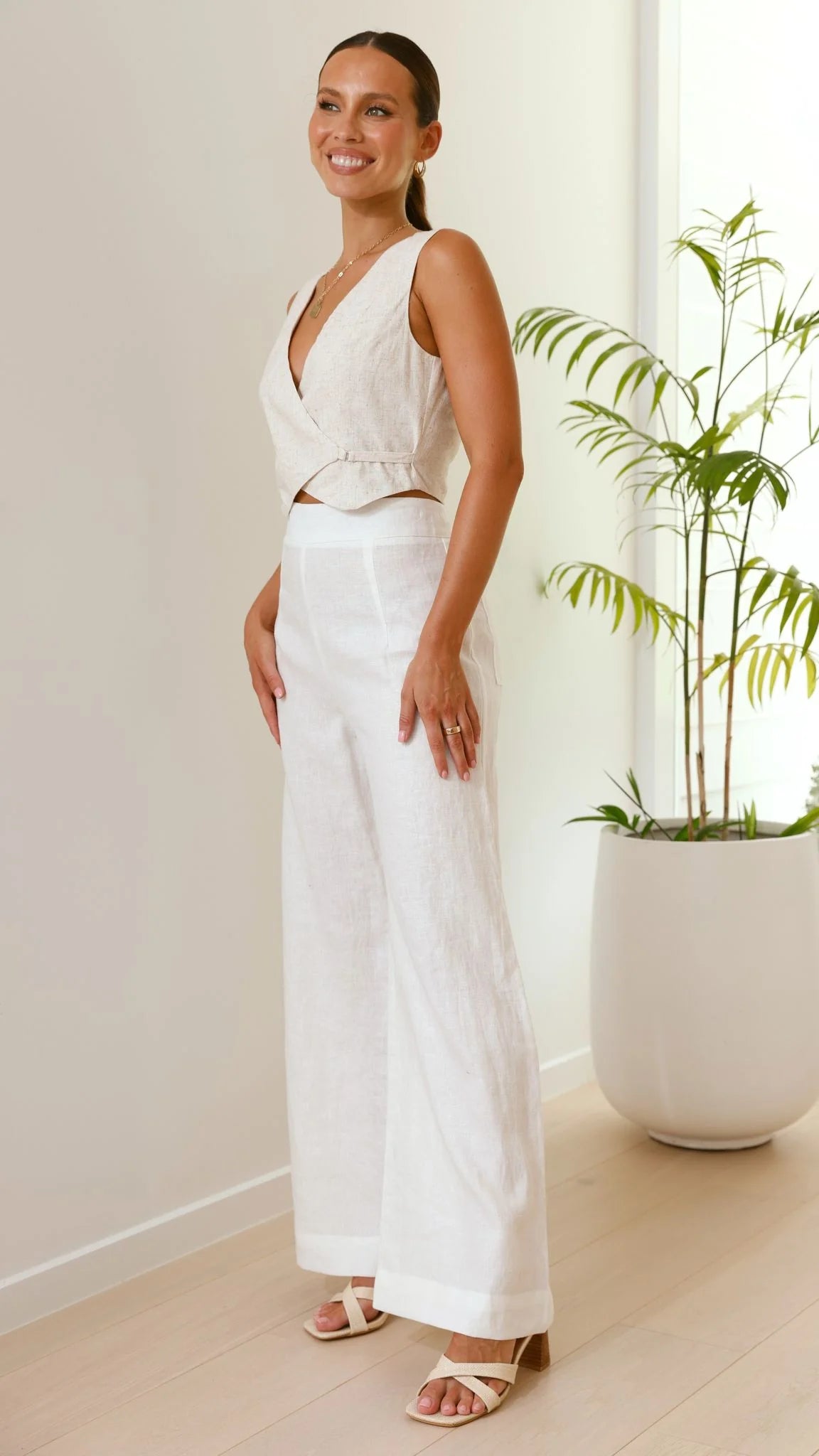Karah Pants - White