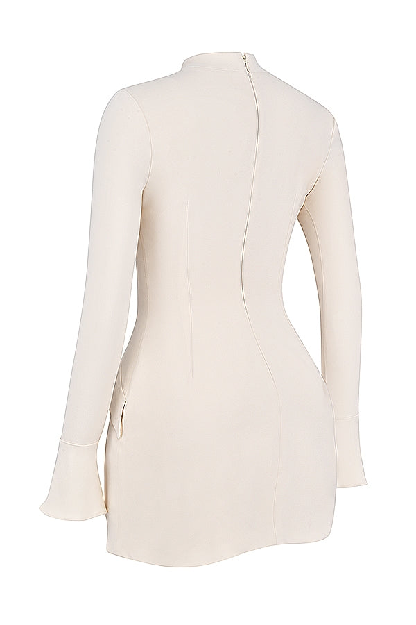 Mahalia-Vintage Cream Mini Dress