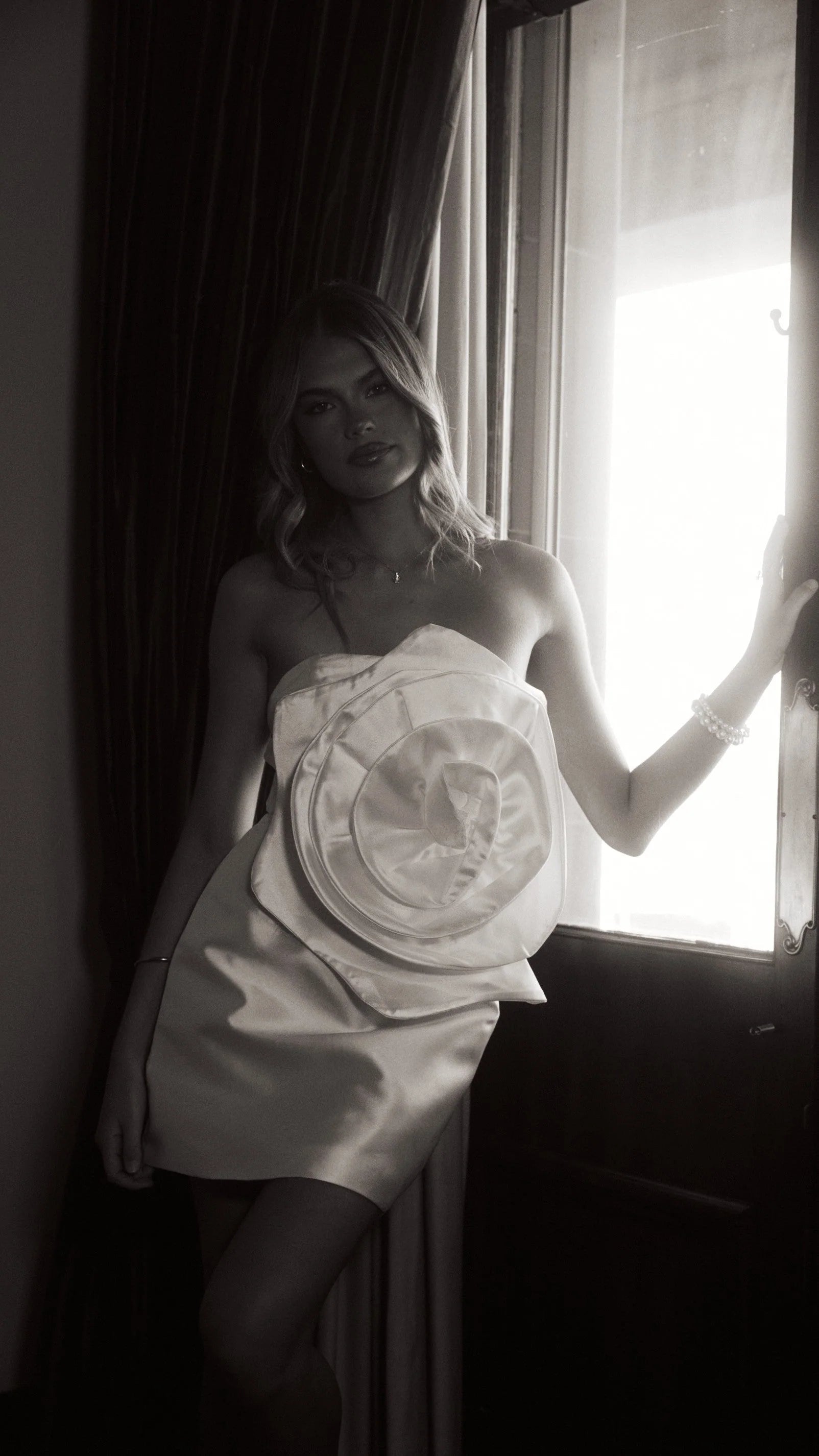 Paris Mini Dress - White