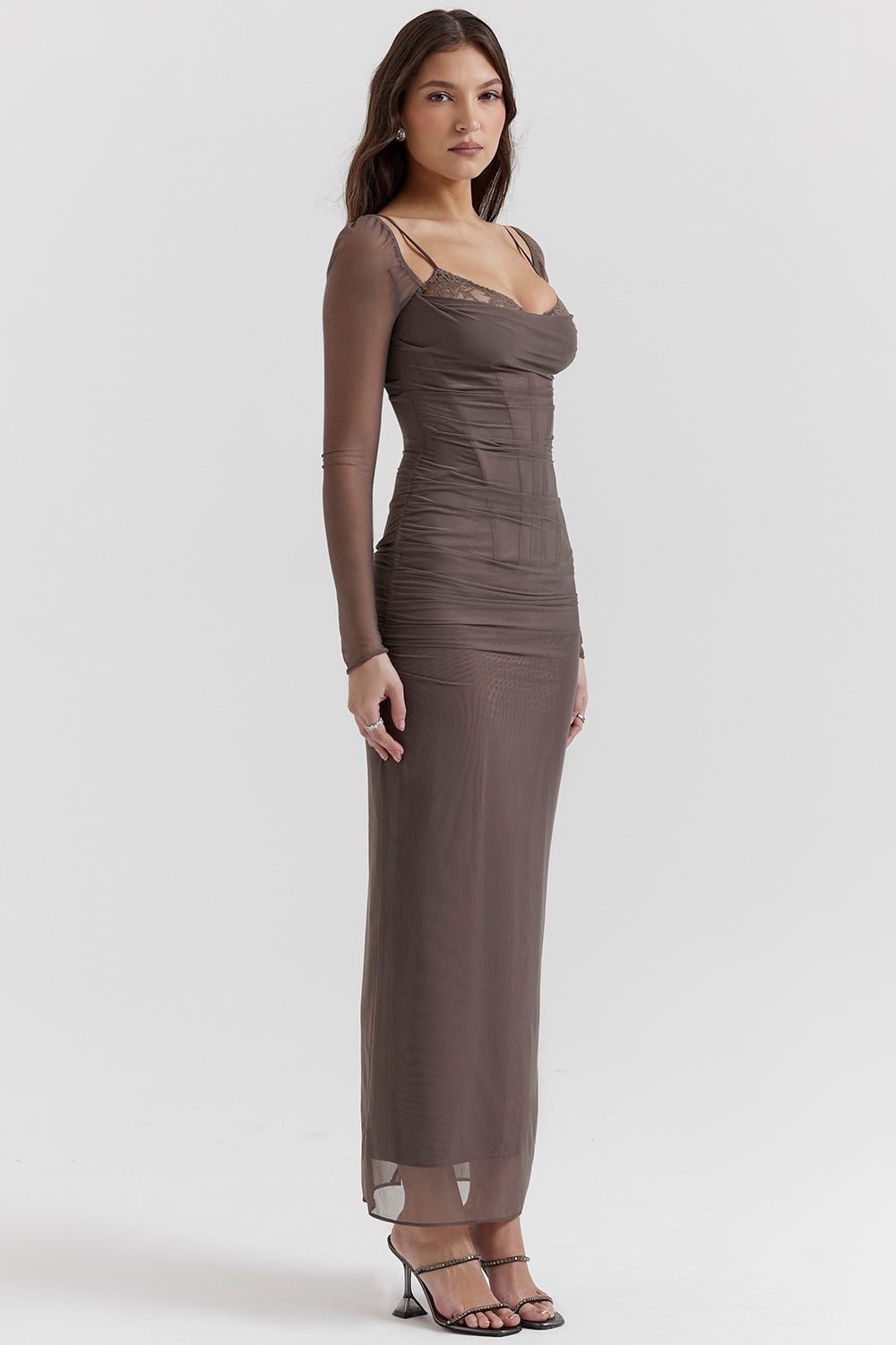 Katarina-Smoke Maxi Dress