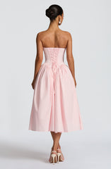 Darla Midi Dress - Blush