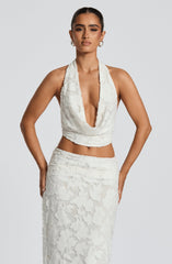 Myra Top - Ivory